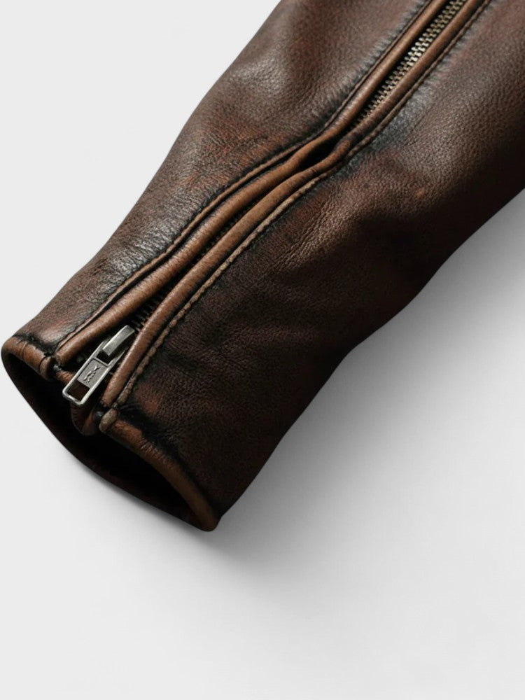 Troels™ | Chaqueta de cuero de primera calidad